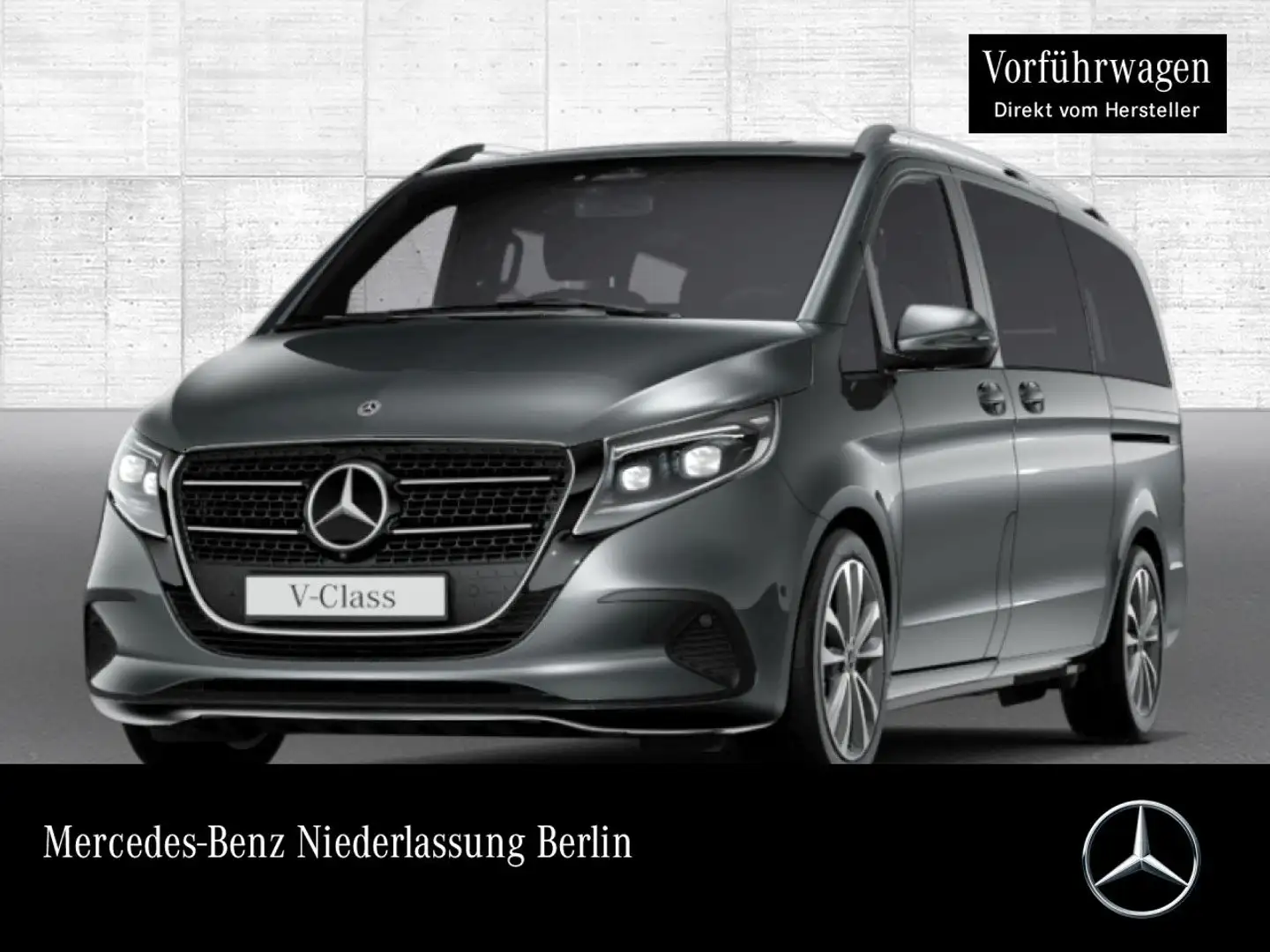 Mercedes-Benz V 300 d 4M STYLE+Allrad+9G+StandHZ+Klimaautom.+DIS Grau - 1