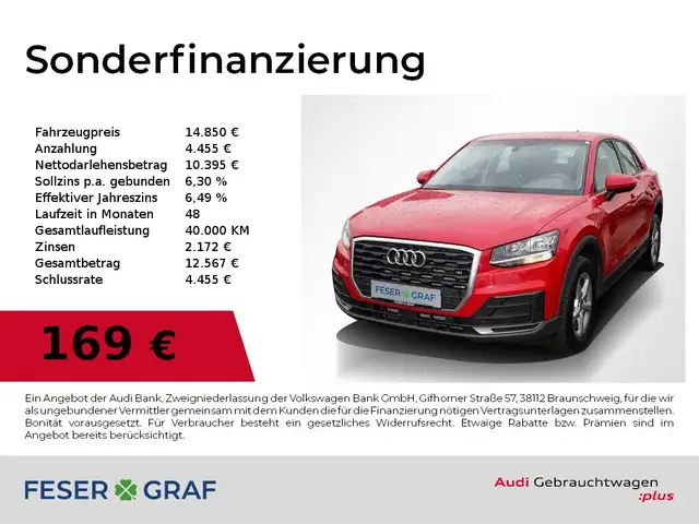 2017 Audi Q2 in Red for sale