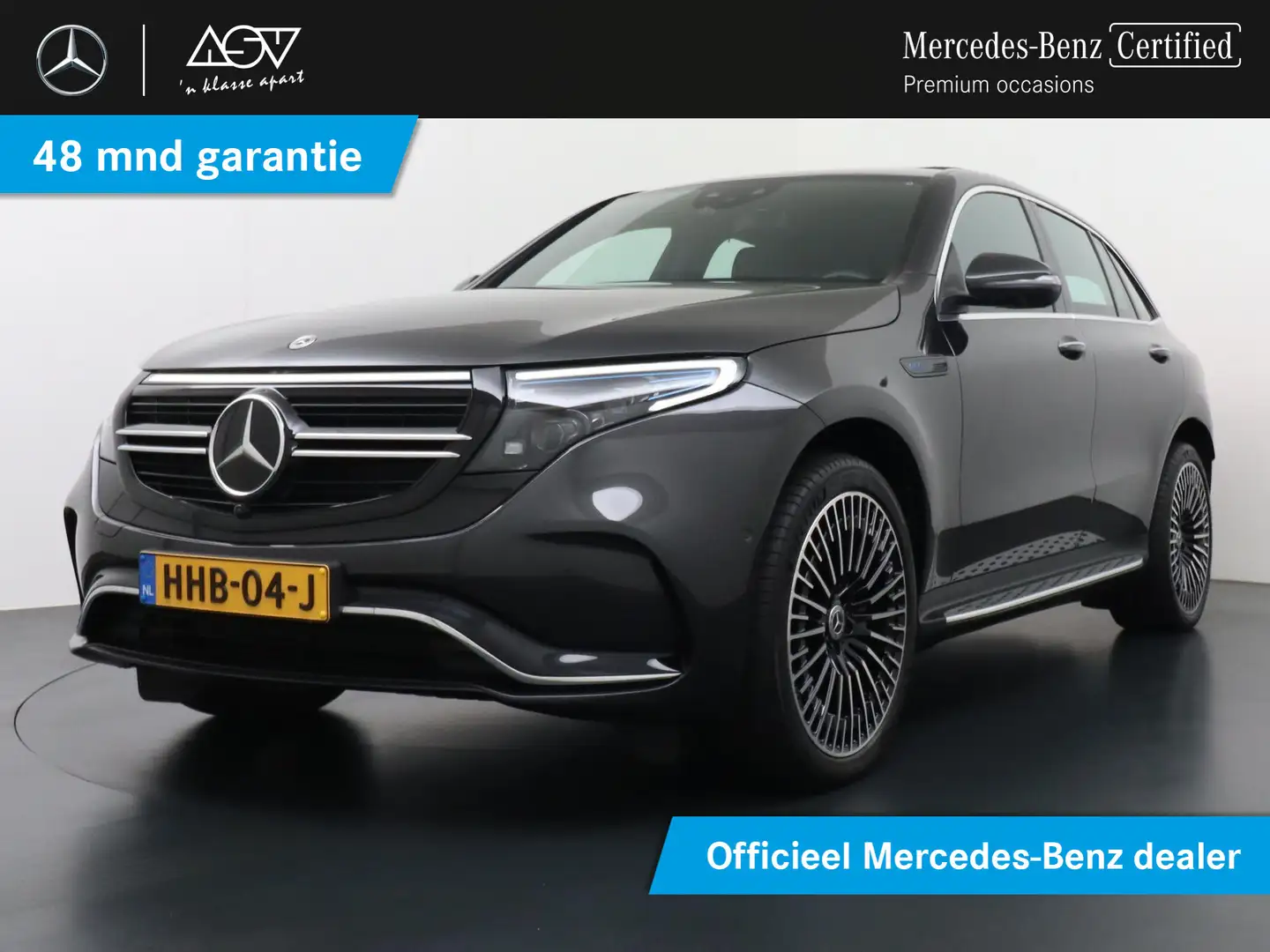 Mercedes-Benz EQC 400 4MATIC 80 kWh Wegklapbare trekhaak, Head-up Displa Gris - 1