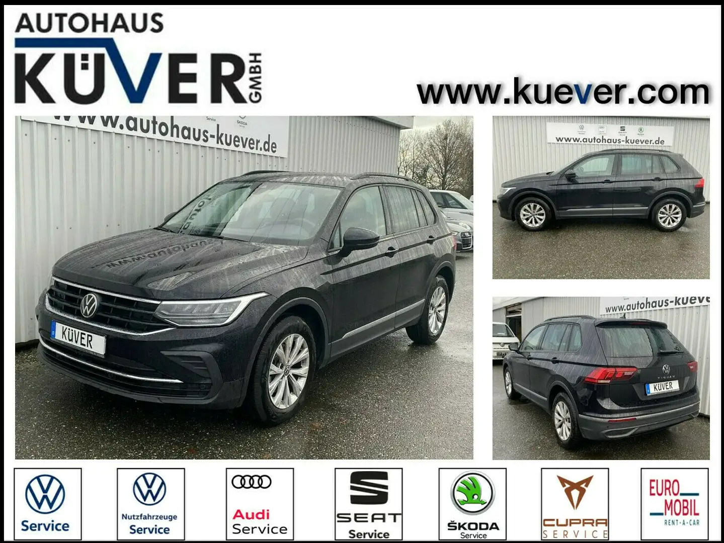 Volkswagen Tiguan 1,5 TSI Life DSG Navi+LED+ACC+Shzg.+17´´ Noir - 1