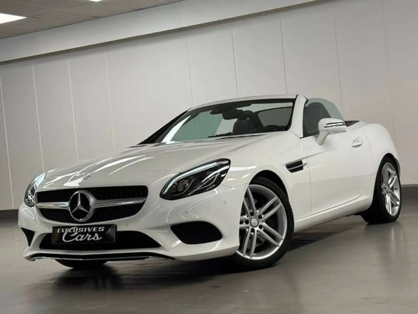 Mercedes-Benz SLC 180 156 CV AUTO PANO CAMERA CUIR GPS LED HARMAN JA Weiß - 1
