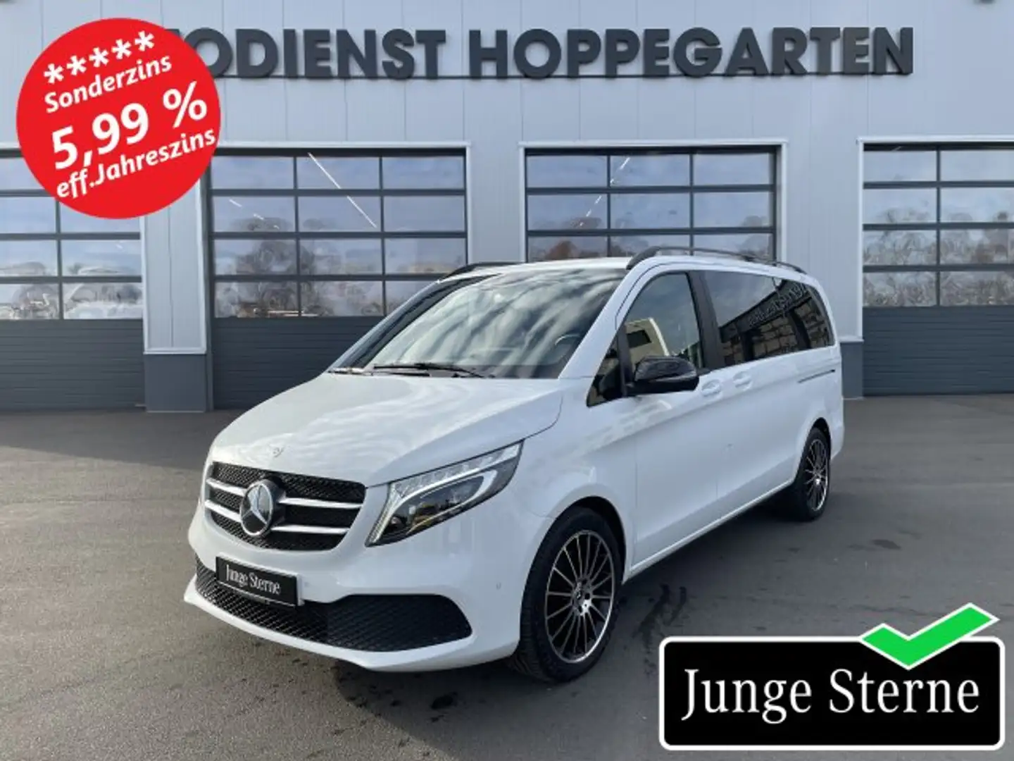 Mercedes-Benz V 250 V 250 d EDITION L LED AHK 2,5t Navi Kam. Sitzh. Alb - 1