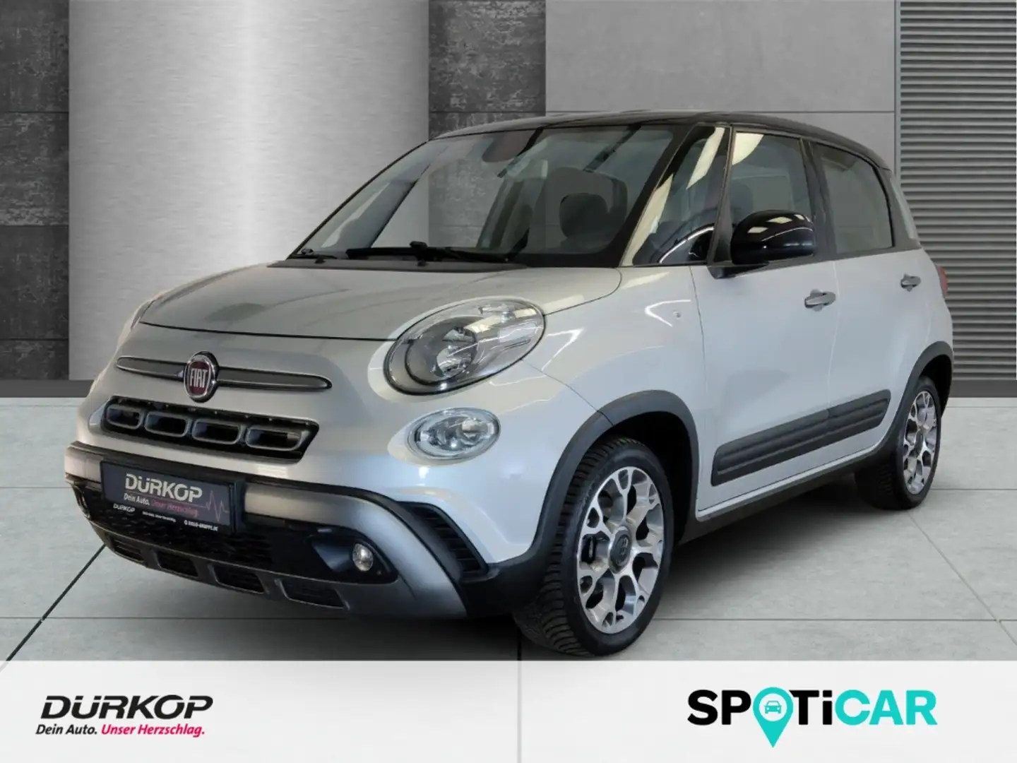 Fiat 500L 1.4 Cross Klimaautomatik Bluetooth Tempomat Zilver - 1