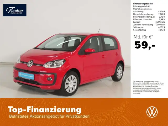 Volkswagen up! Up 1.0 Move 5 Gg. PDC/Sitzheizung/Kamera