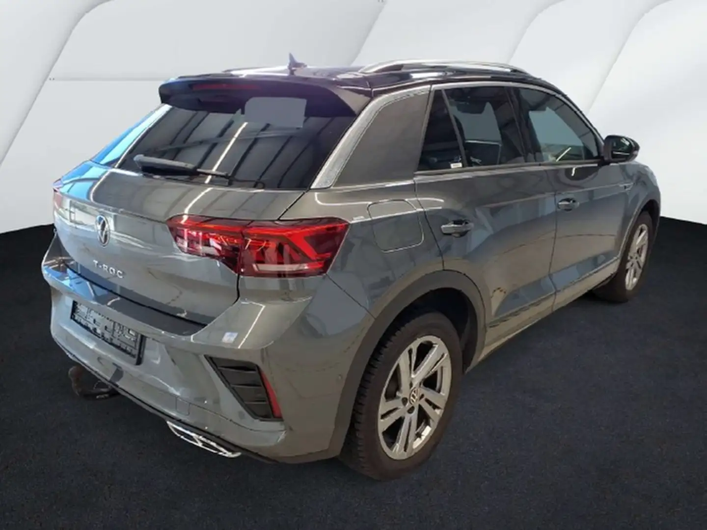 Volkswagen T-Roc 1.5 TSI DSG R Line NAVI AHK REARVIEW GJ-REIFEN ... Grau - 2