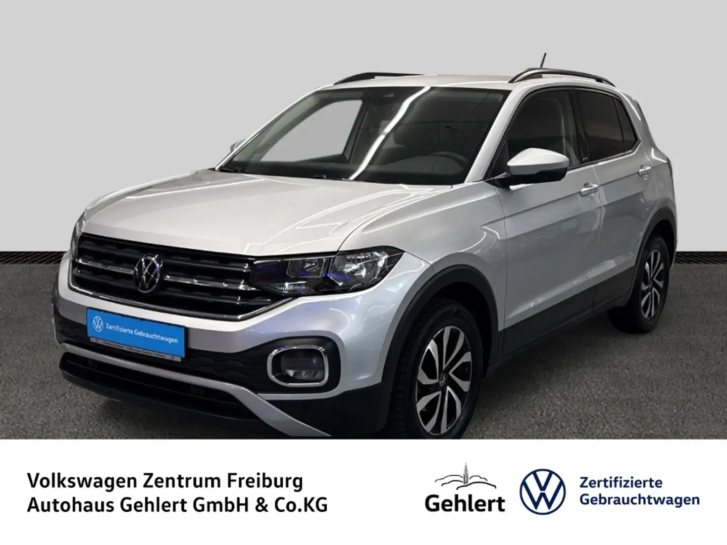 Volkswagen T-Cross Active 1.0 TSI DSG Navi ACC Klima Sitzheizung Argent - 1
