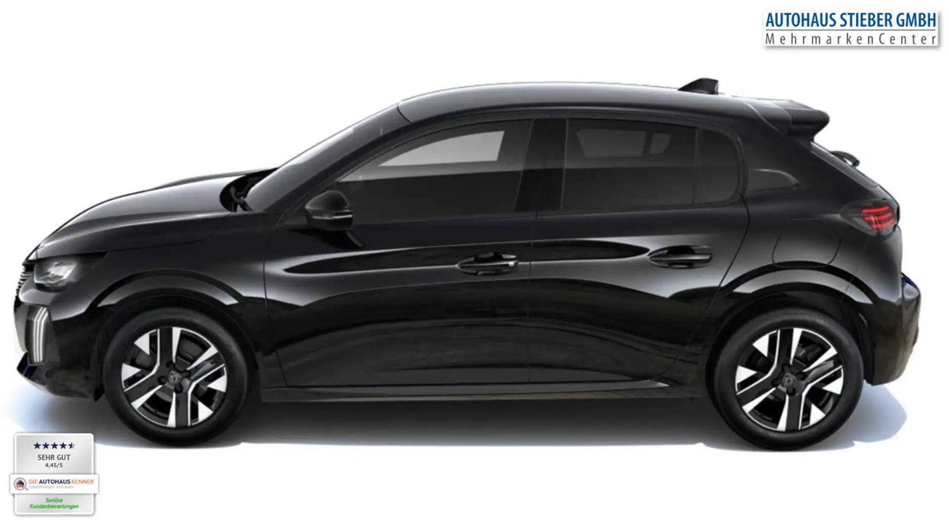 Peugeot 208 Allure MHEV AT Nav 360° Keyl TotW 2xPDC Priv 81... Schwarz - 2