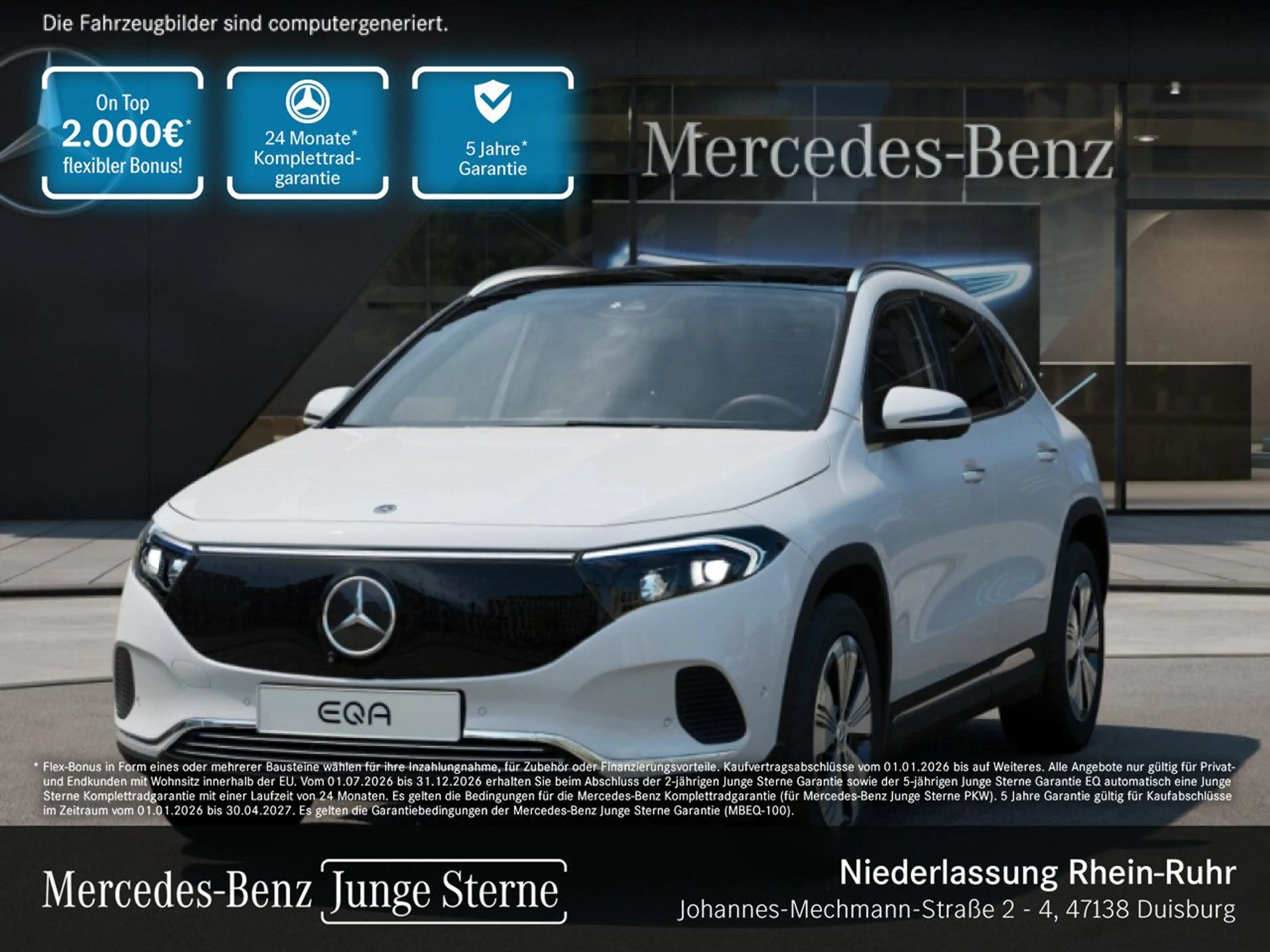 Mercedes-Benz EQA 250 PROG+PLUS-PAKET+PANO+360+KEYLESS+SPUR