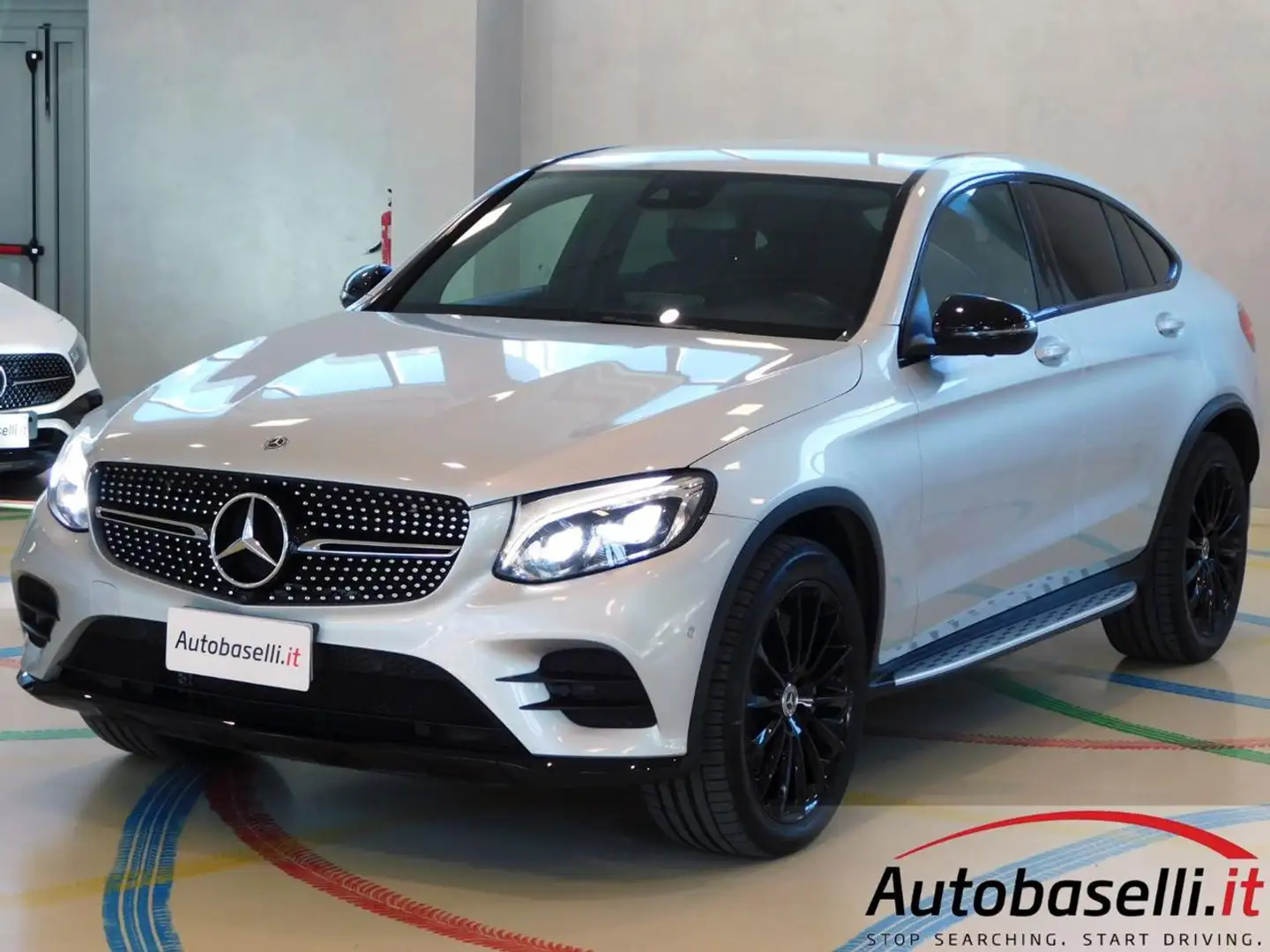 Mercedes-Benz GLC 220 250D 204CV 4MATIC COUPE PREMIUM AUTOMATICA 9G Argento - 2