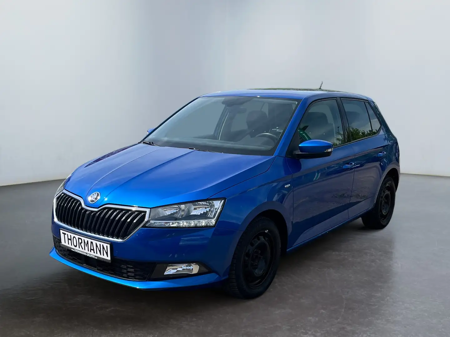 Skoda Fabia Drive 125 1.0 TSI ACC AHK LM KlimaA Bleu - 2