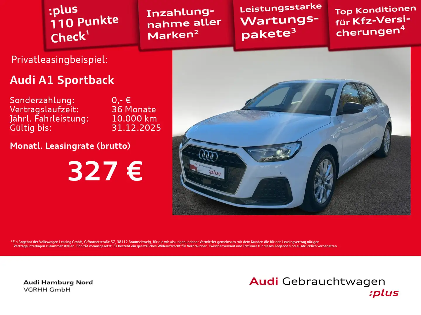 Audi A1 25  TFSI advanced Keyless Sound Nav Weiß - 1