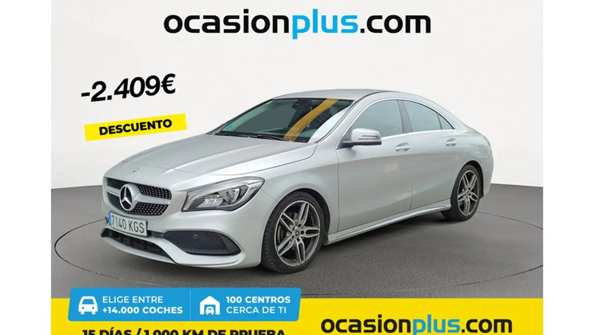 Mercedes-Benz CLA 180 7G-DCT Plateado - 1