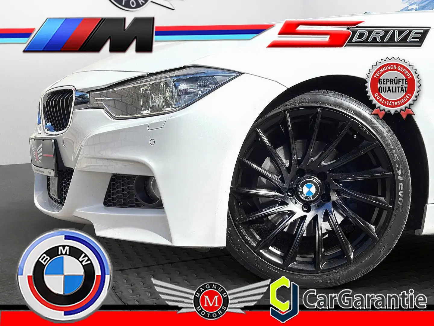 BMW 330 d TOURING M SPORT*Aut.*Leder*Navi Pro.*Panor* Weiß - 1