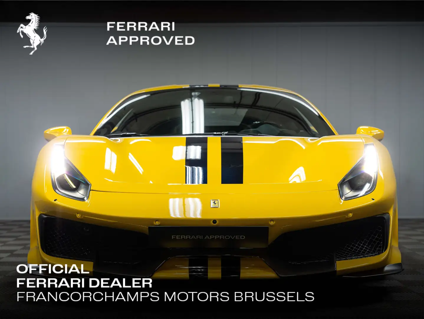 Ferrari 488 PISTA - 3.9 Turbo V8 F1 (EU6c) Jaune - 2