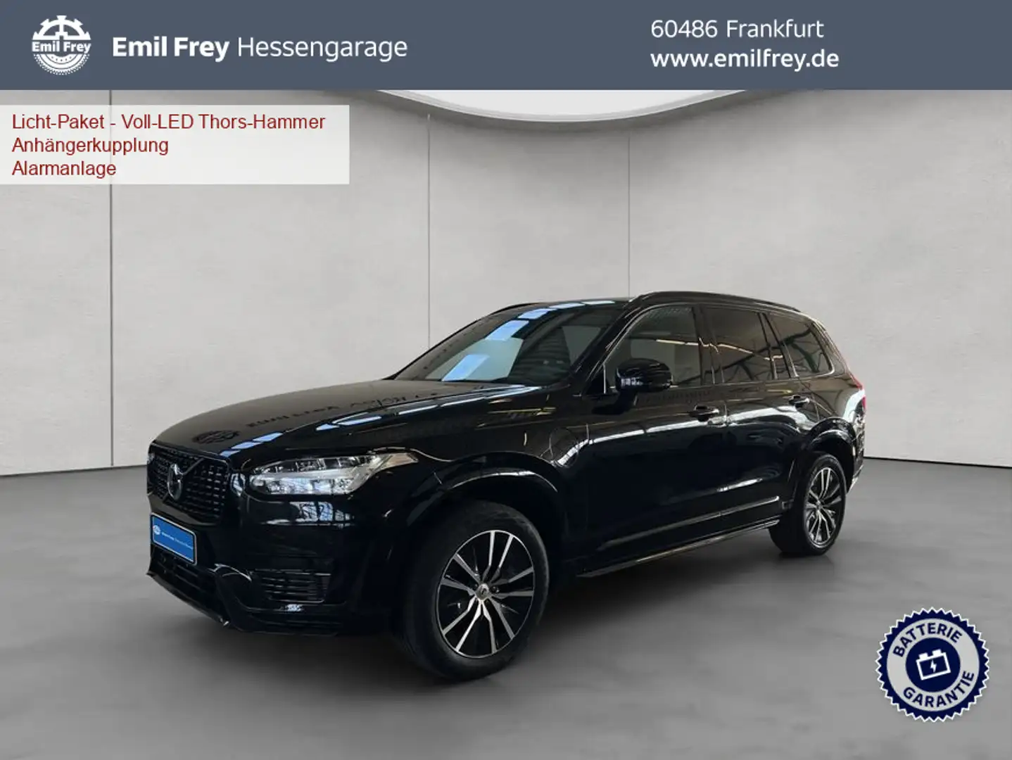Volvo XC90 XC90 T8 AWD Recharge R-Design 7S Glasd HeadUp 360° Schwarz - 1