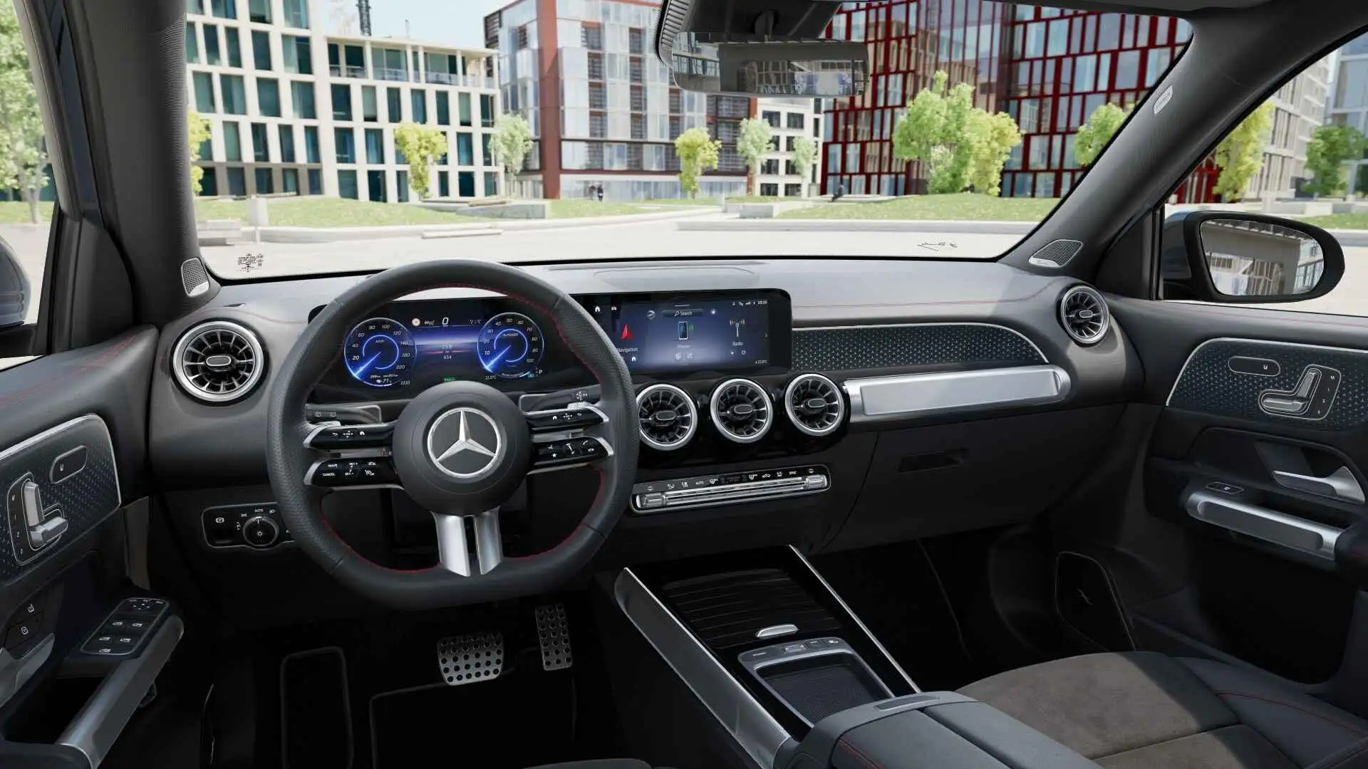 Mercedes-Benz EQB 250 EQB 250+ Star Edition 7 Zitplaatsen | Panoramisch Schwarz - 2