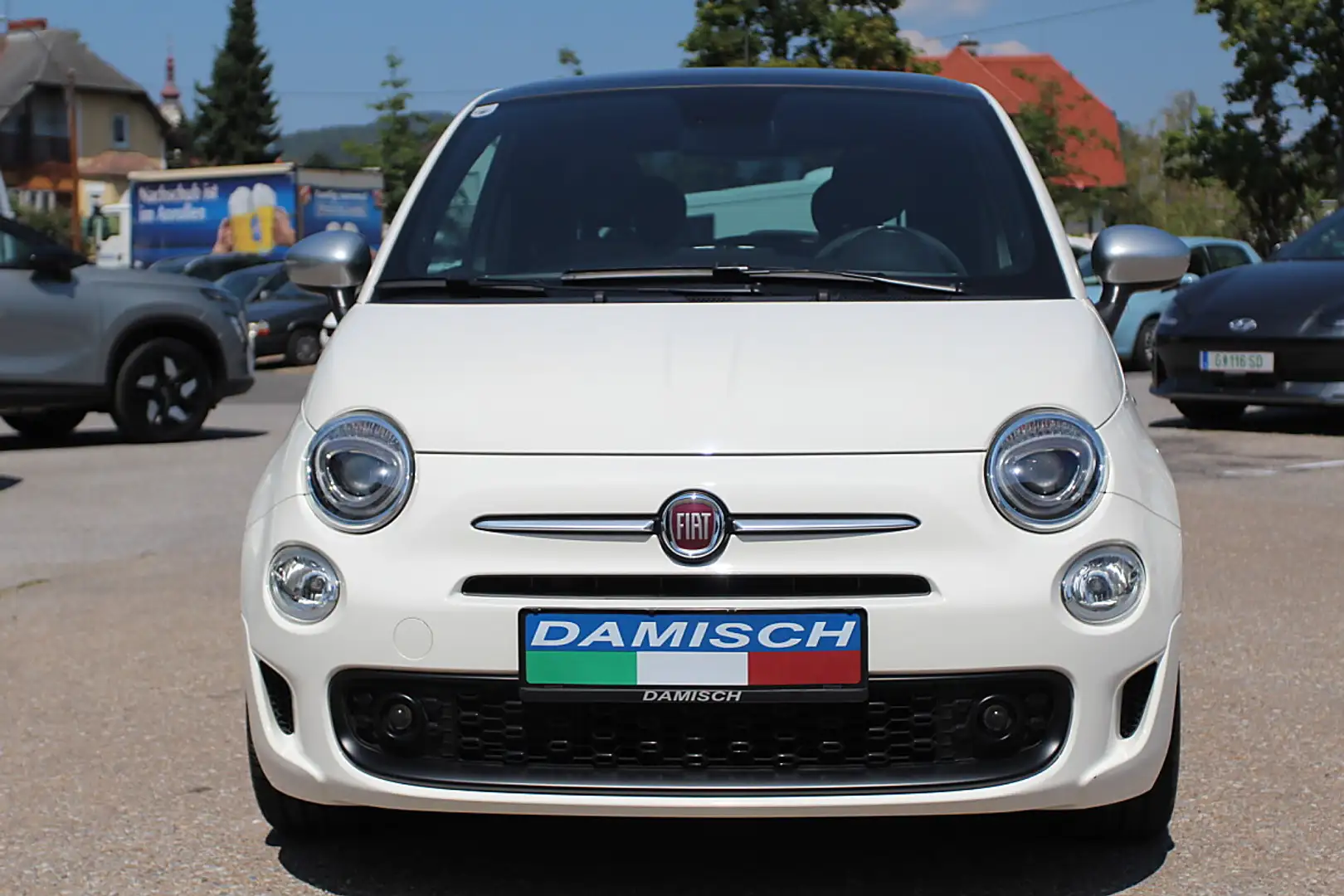 Fiat 500 1.0 Mild Hybrid Rockstar OPF (EURO 6d) Weiß - 2