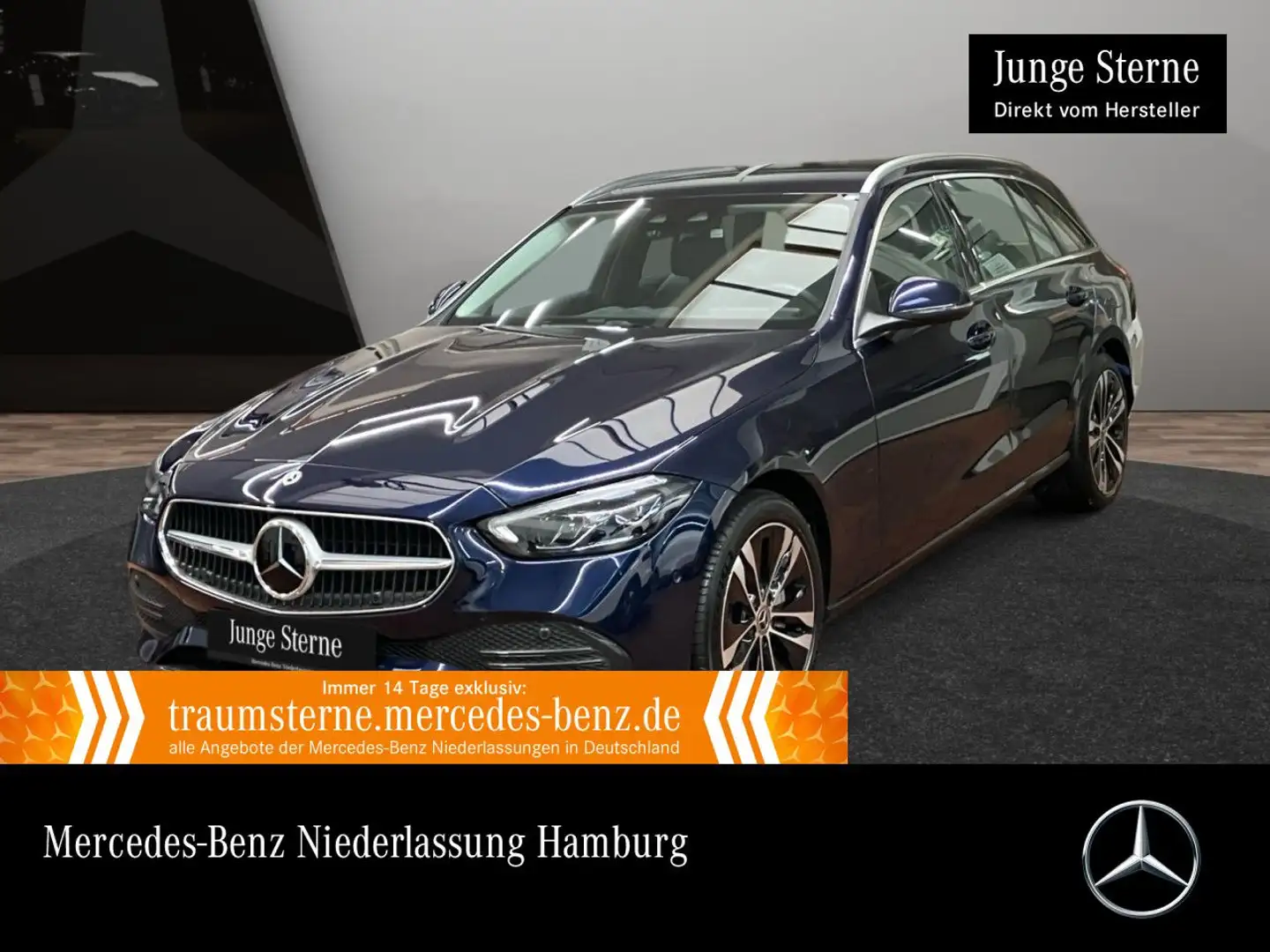 Mercedes-Benz C 300 e T AVANTG+LED+KAMERA+KEYLESS+9G Blau - 1