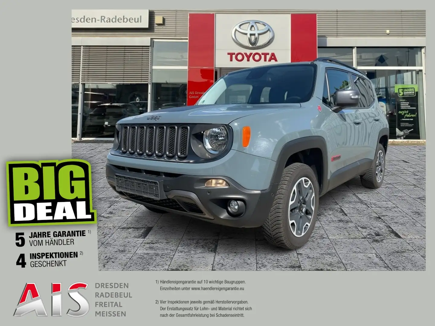 Jeep Renegade 2.0 MultiJet Trailhawk Navi*DAB*SHZ Gris - 1