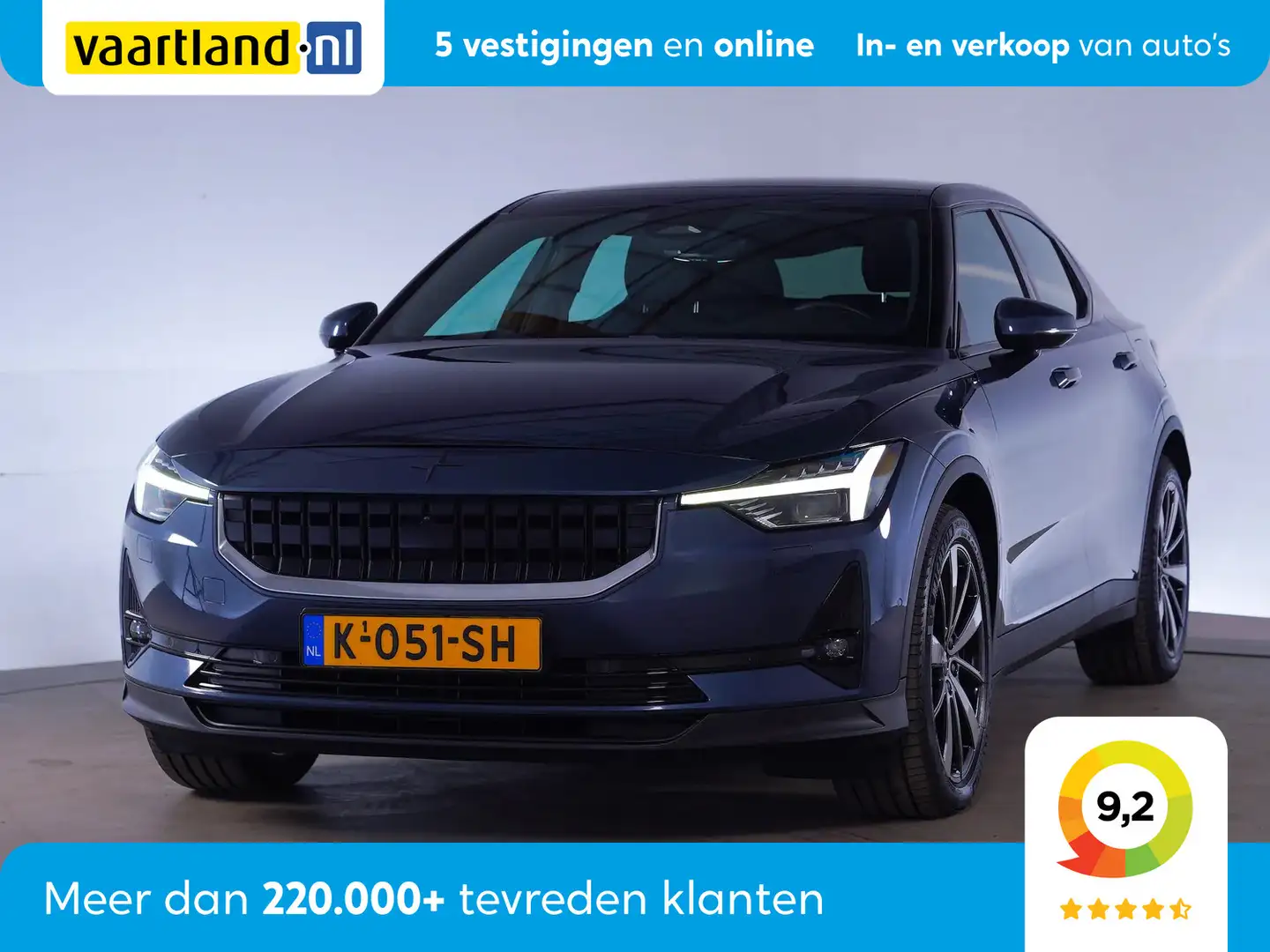 Polestar 2 Long Range Dual Motor Launch Edition 78kWh [ Navi Blauw - 1
