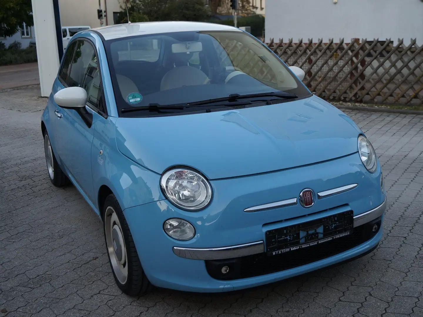 Fiat 500 500 0.9 8V TwinAir Vintage 57,Leder,Klima,Alu16".. Blau - 1