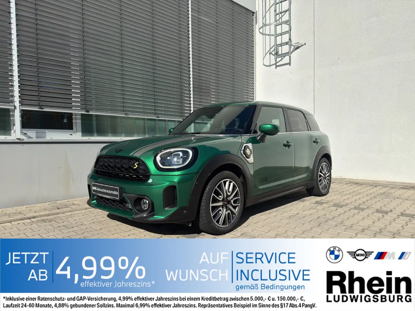 MINI Cooper SE Contryman ALL4 LED Navi DrivAs RüKa Grün - 1