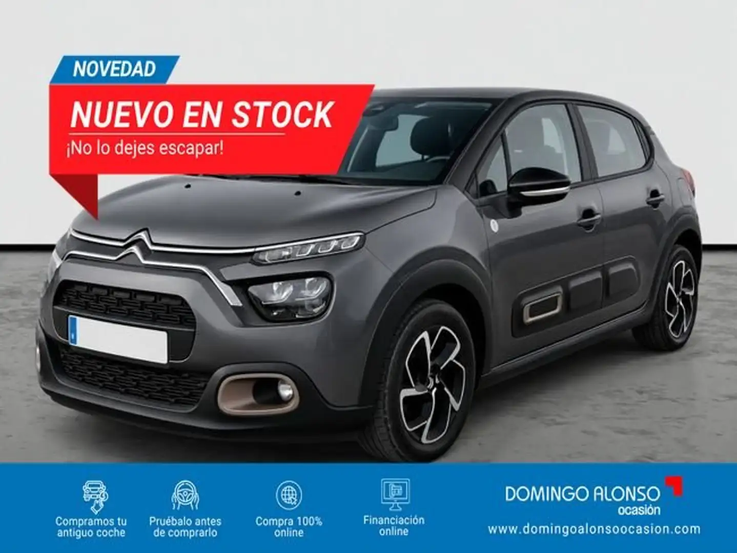 Citroen C3 1.2 PureTech S&S C-Series 83 Gris - 1