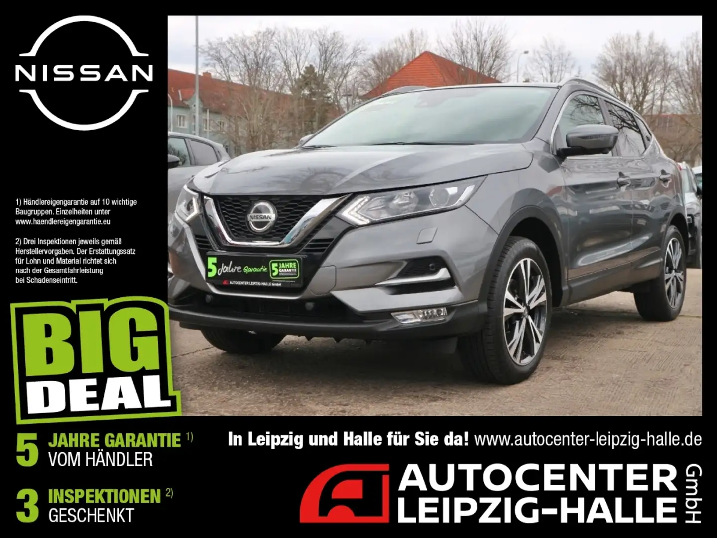 Nissan Qashqai 1.2 DIG-T N-Connecta Panorama Navi 360° Szürke - 1
