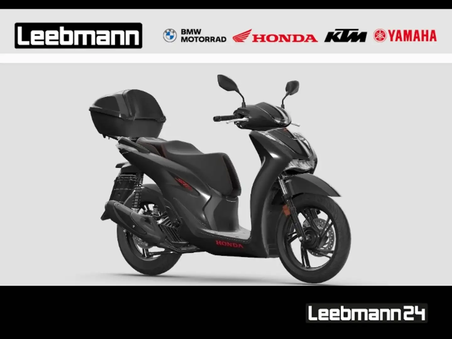 Honda SH 150i inkl. Topcase 2025 sofort Zwart - 1