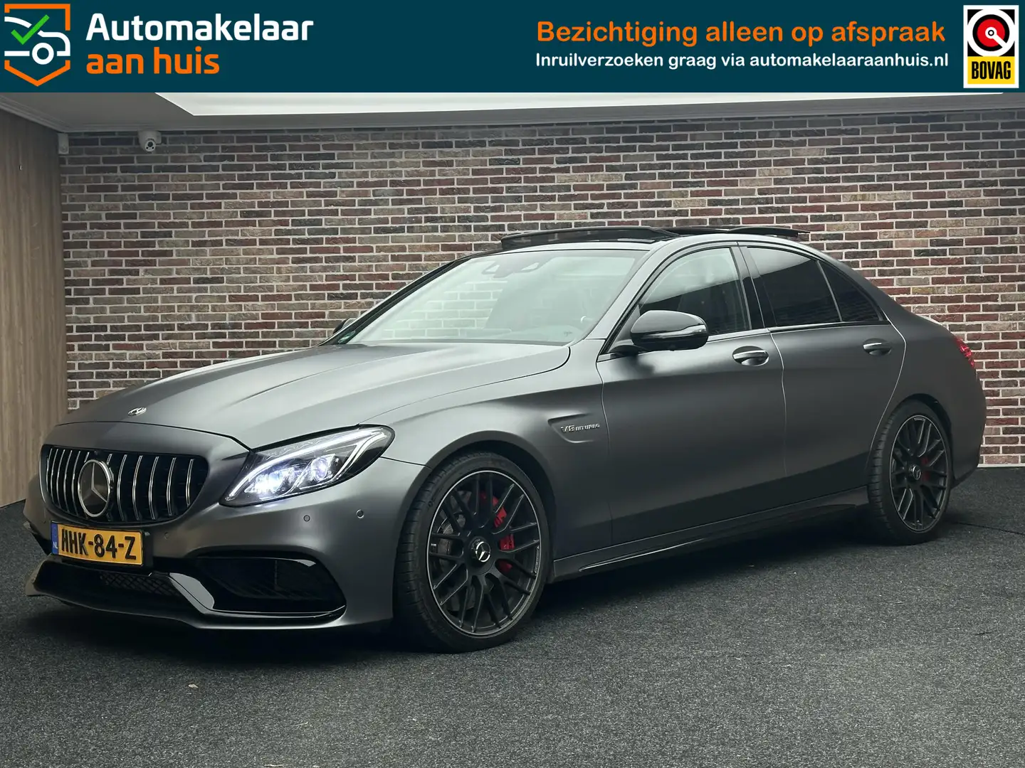 Mercedes-Benz C 63 AMG S Kuip | Memory | HeadUp | burmeister | Panorama Gris - 1