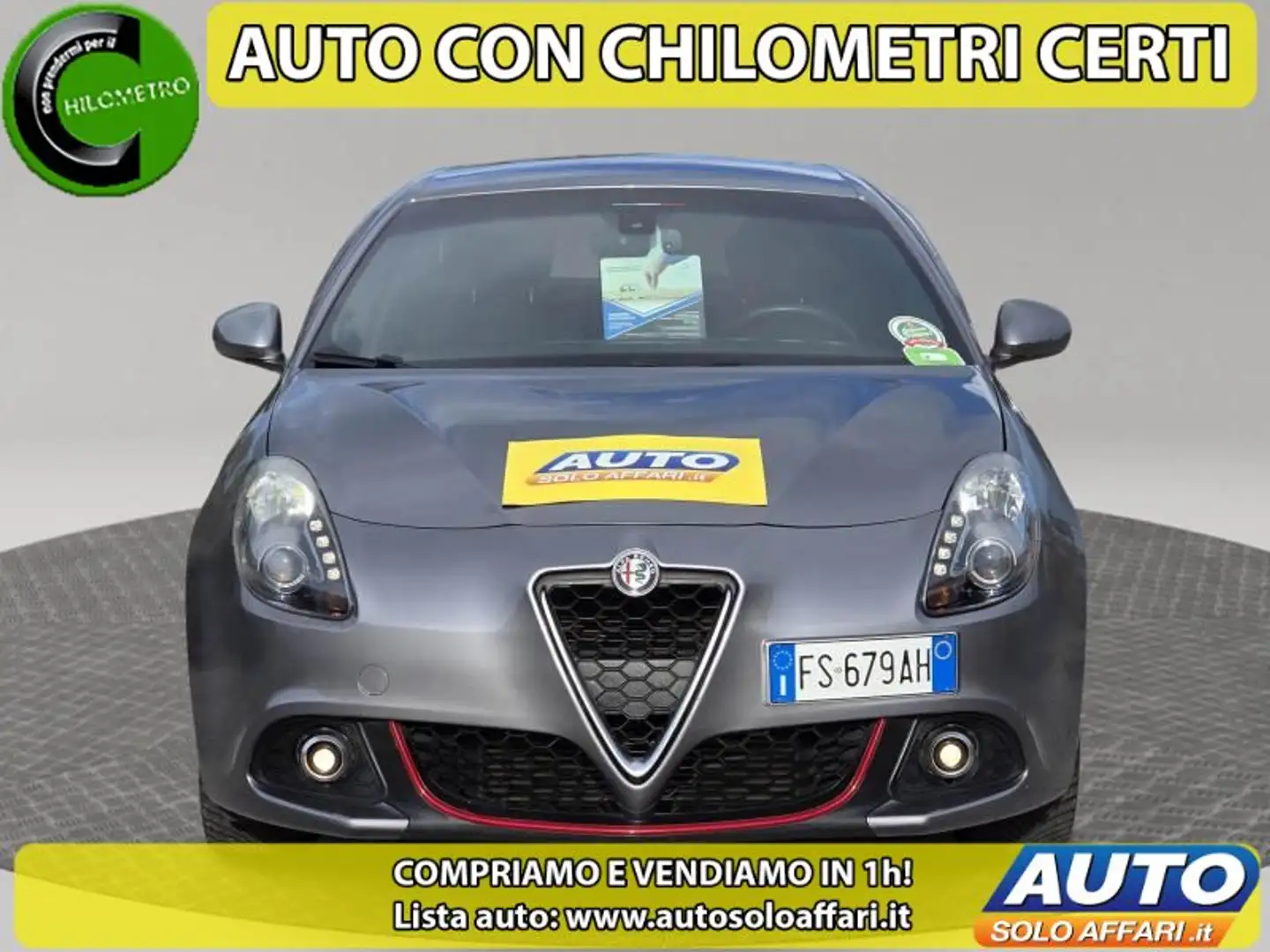 Alfa Romeo Giulietta 1.6 JTDM SPORT 120CV MY18 EU6D NEOPATENTATI/PERMUTE Grigio - 2