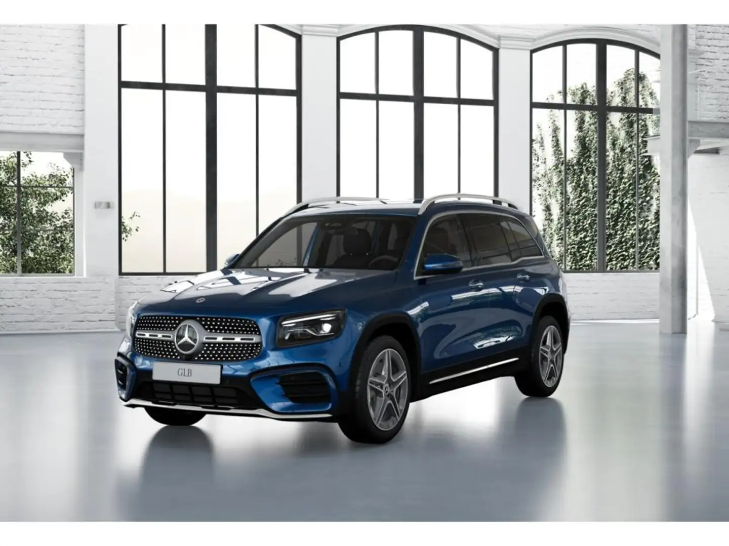 Mercedes-Benz GLB 250 4M AMG AHK+360°+MBUX+Standhzg+M-LED+19 Blau - 1