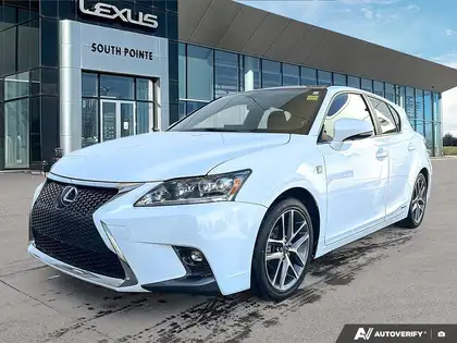 White 2017 Lexus CT Hybrid 200h F Sport FWD Wagon Continuously Variable Transmission