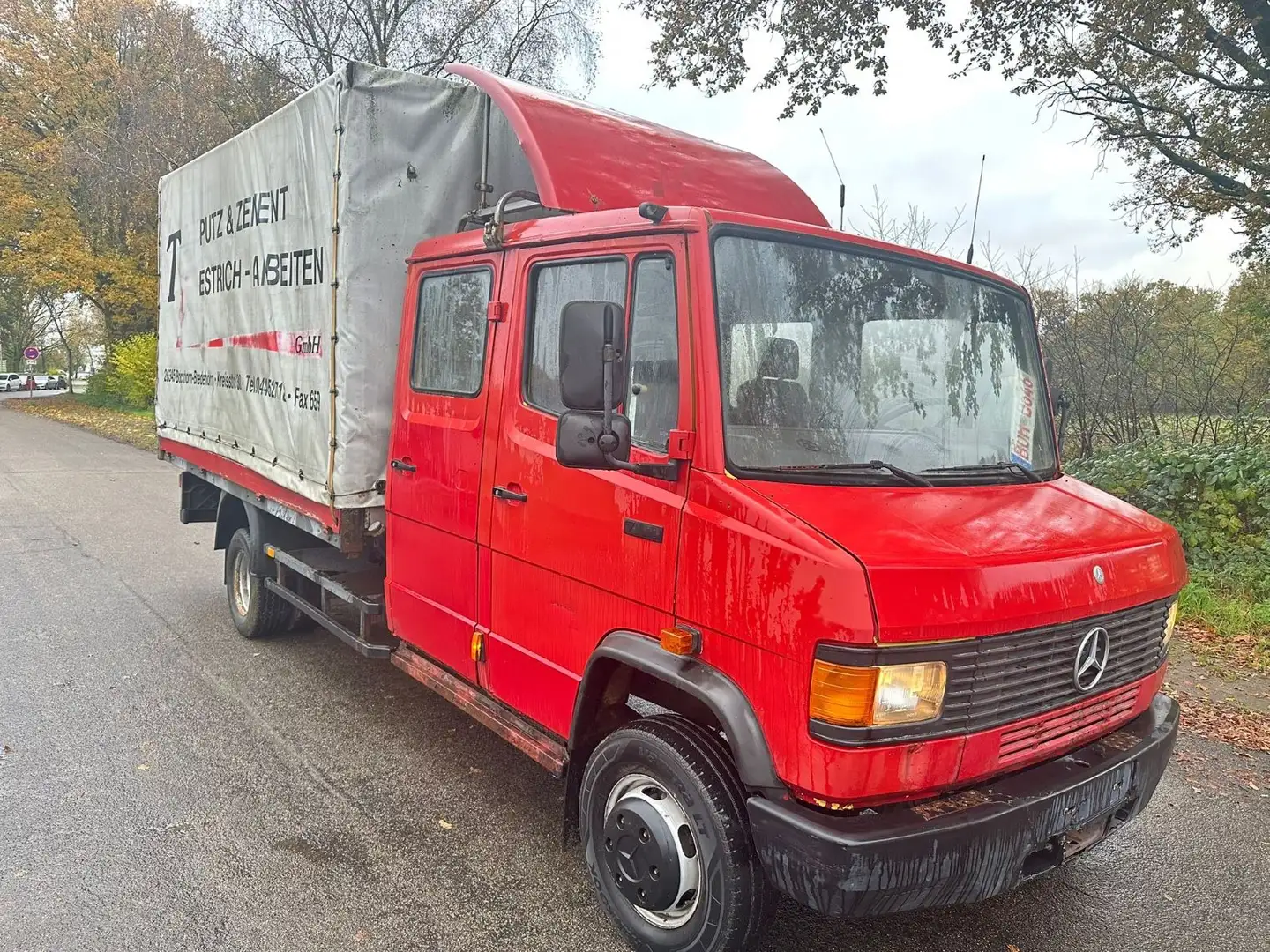 Mercedes-Benz Vario 711 *4.0 Diesel*Maxi-Doka-XXl-Pritsche* Roşu - 2