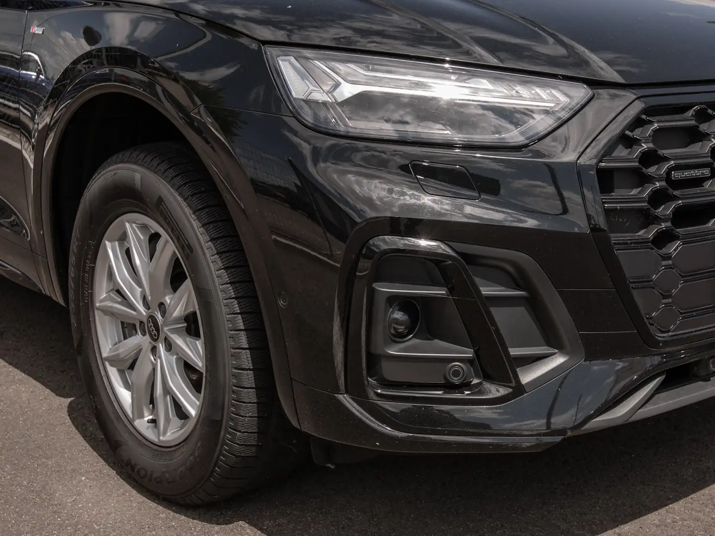 Audi Q5 45 TFSI qu.S-line Stronic,Matrix,Leder,AZV,ACC Schwarz - 2