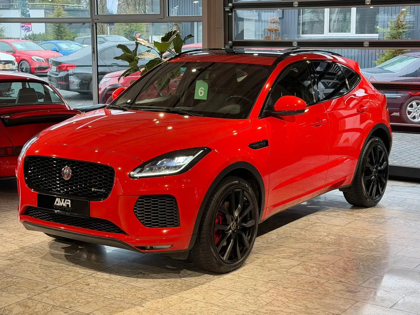 Jaguar E-Pace E-PACE CHEQUERED-FLAG*MERIDIAN*AWD*PANO*21"*LED* Rot - 2