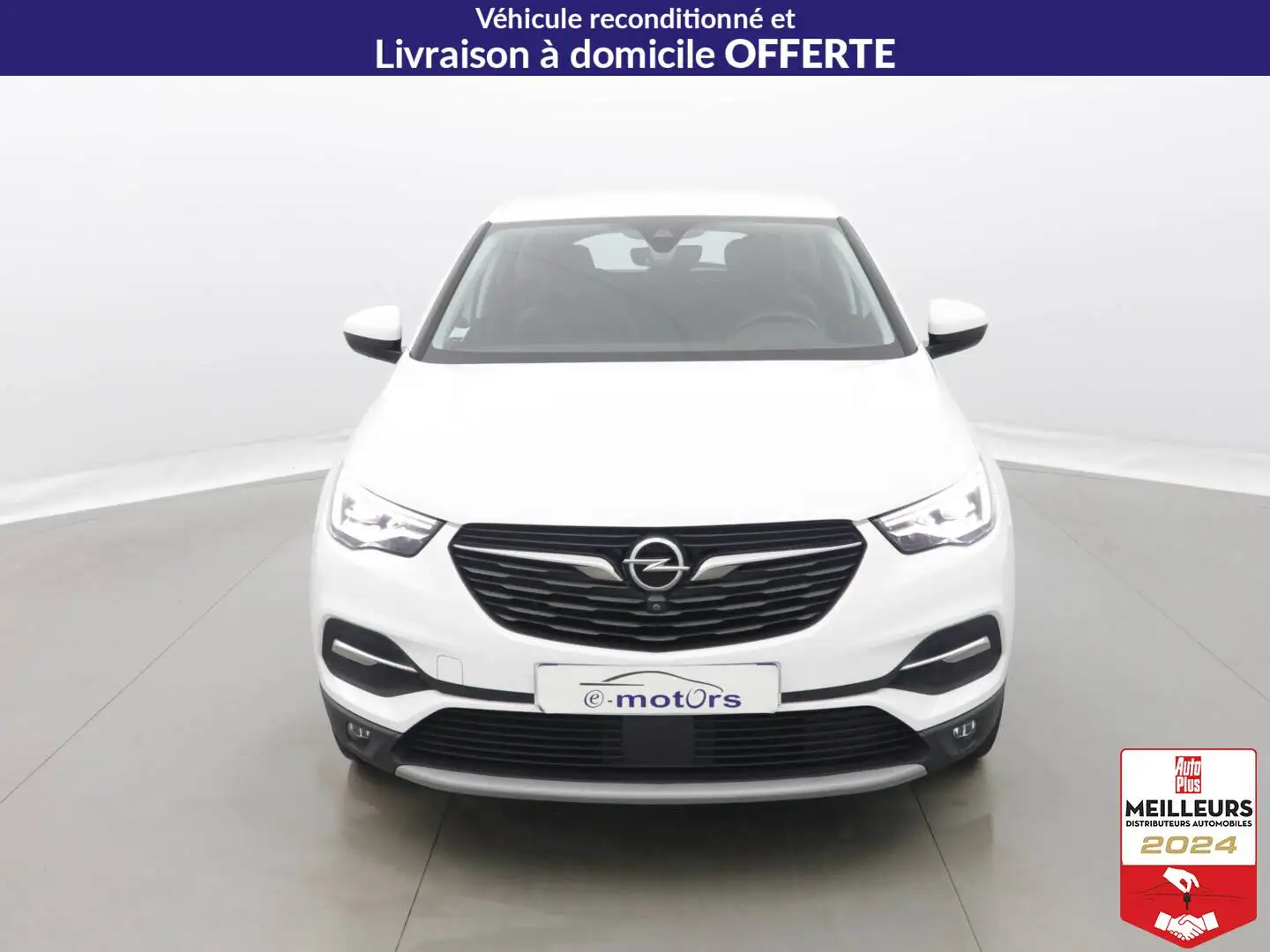 Opel Grandland X Hybrid 225 BVA8 Elite +GPS +Caméra360 Blanc - 2