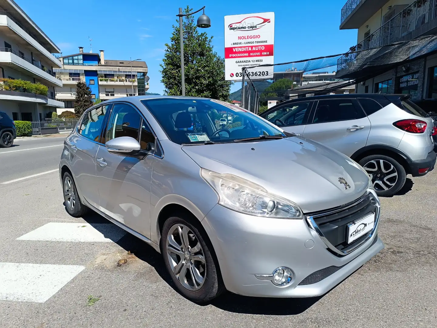 Peugeot 208 208 1.2vti Allure 80.000KM CERTIFICATI SENSORI P. Zilver - 1