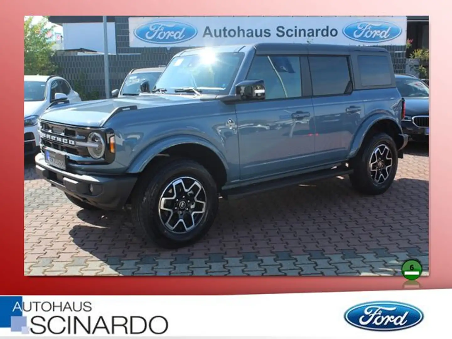 Ford Bronco 2.7 EB Outer Banks 4x4*NAVI*360°*B&O*LED* Grey - 1