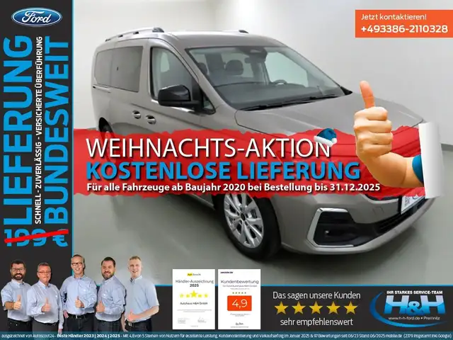 Ford Grand Tourneo Connect 1.5 EcoB Aut Titanium AHK