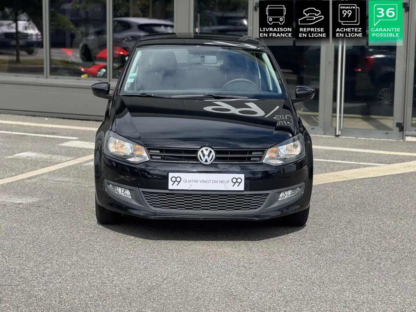 Volkswagen Polo 1.2i - 60 V 6R Trendline PHASE 1 Nero - 2