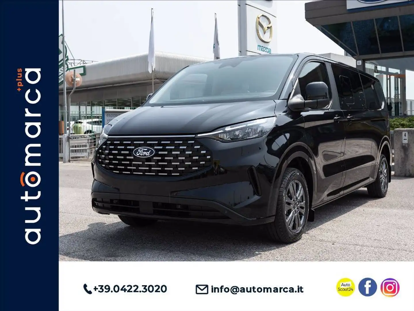 Ford Tourneo Custom V710 320 2.0 ecoblue 170cv Titanium L2H1 A8 Gri - 1