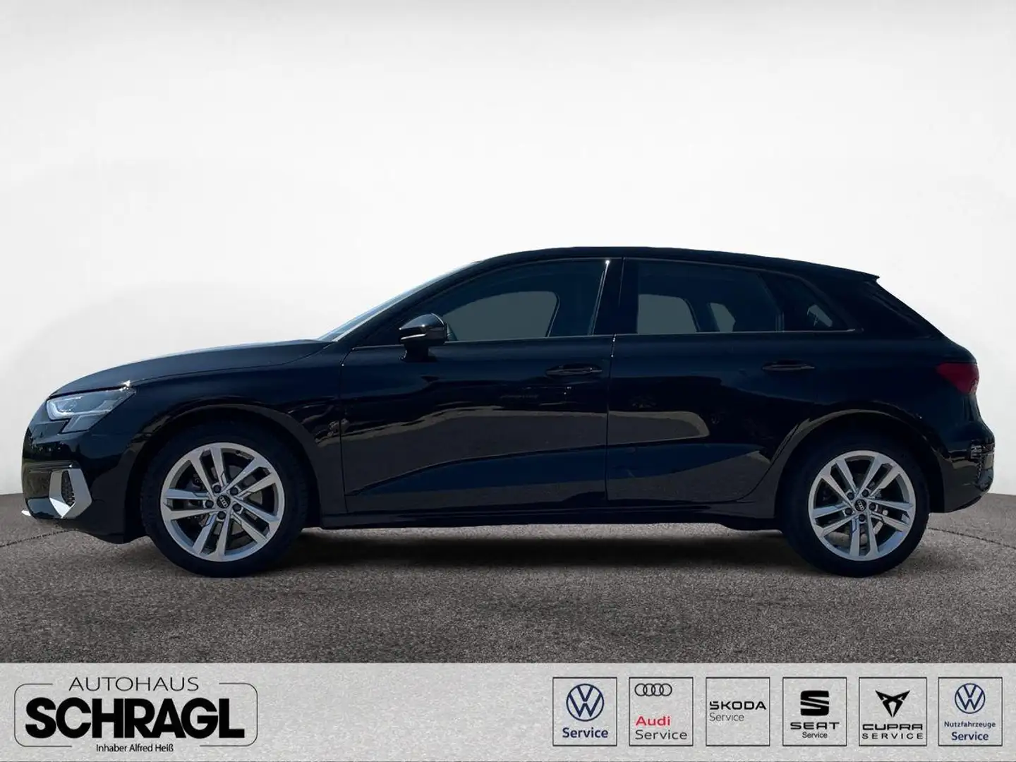 Audi A3 Sportback 30 TFSI s-tronic+NAVI+SITZHZ+PARK Schwarz - 2