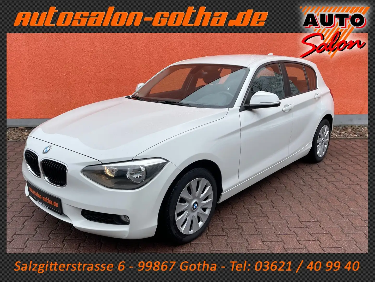 BMW 116 i Lim. 5-trg. Automatik KLIMAAUTO+SHZ TÜV527 Weiß - 1