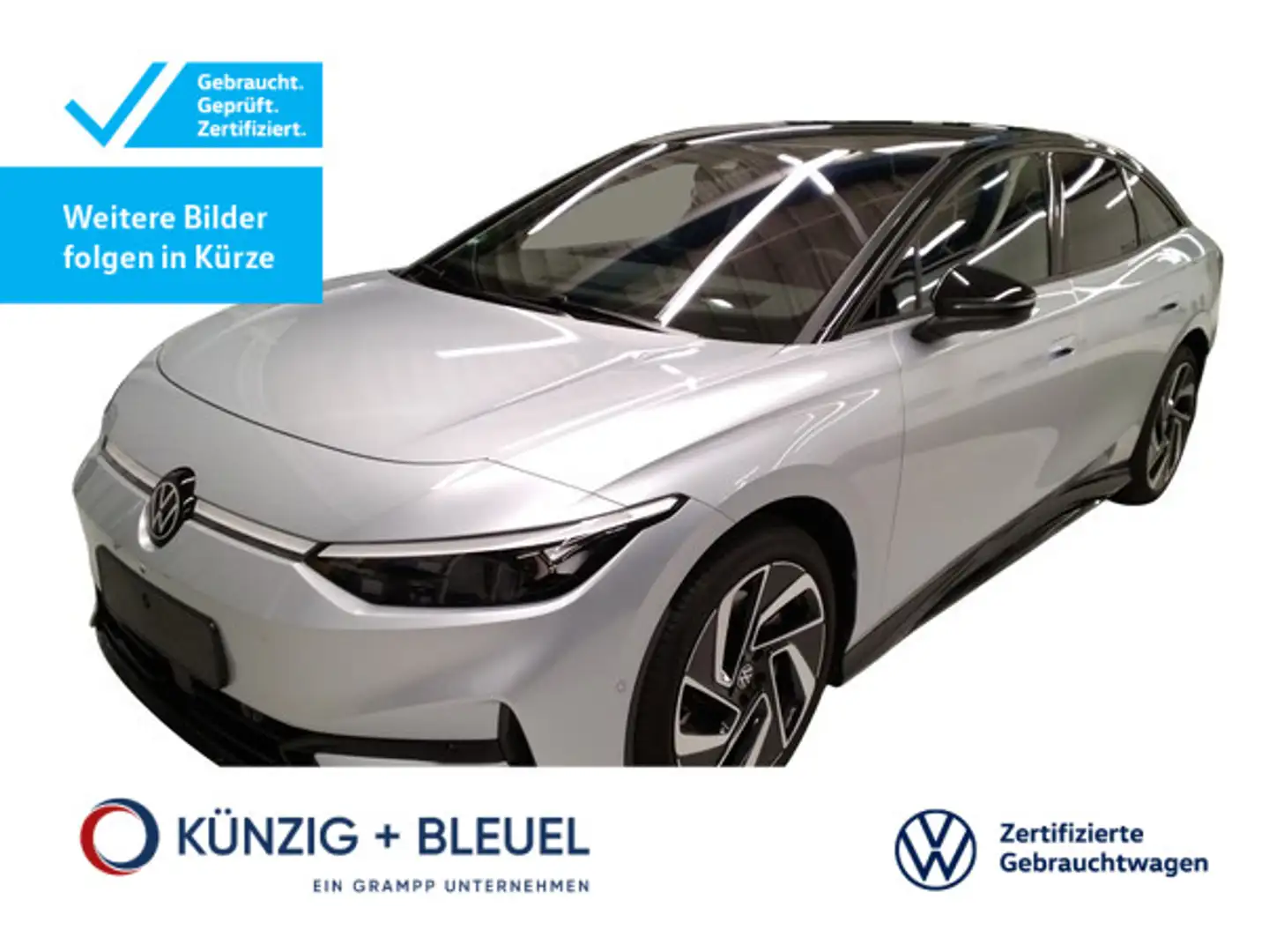 Volkswagen ID.7 Pro S +WÄRMEPUMPE+AHK+KAMERA+ Silber - 1