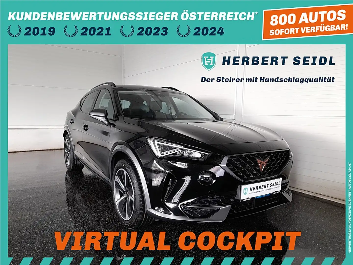 CUPRA Formentor e-Hybrid 150/204 DSG *18 ZOLL / VOLL-LED / NAVI... Zwart - 1