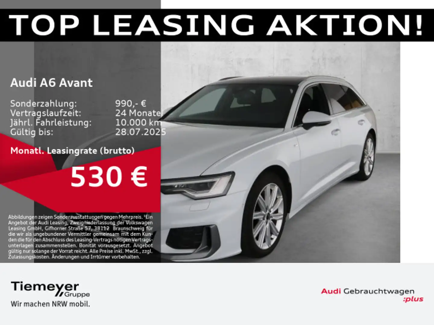 Audi A6 50 TDI Q 2x S LINE PANO HuD 360° AHK Bu Weiß - 1