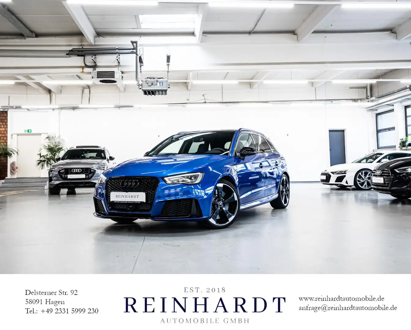 Audi RS3 SPORTBACK ACC/PANO/RS-AGA/280KM/H/RS-SITZE Blau - 1