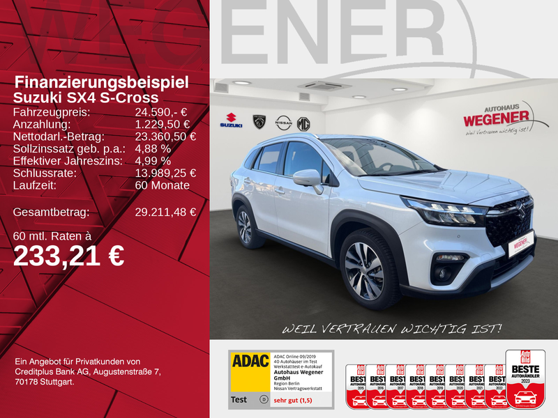 Suzuki SX4 S-Cross SX4 S-CROSS COMFORT+ 1.5 HYBRID 4x4 AT/AGS — photo 2