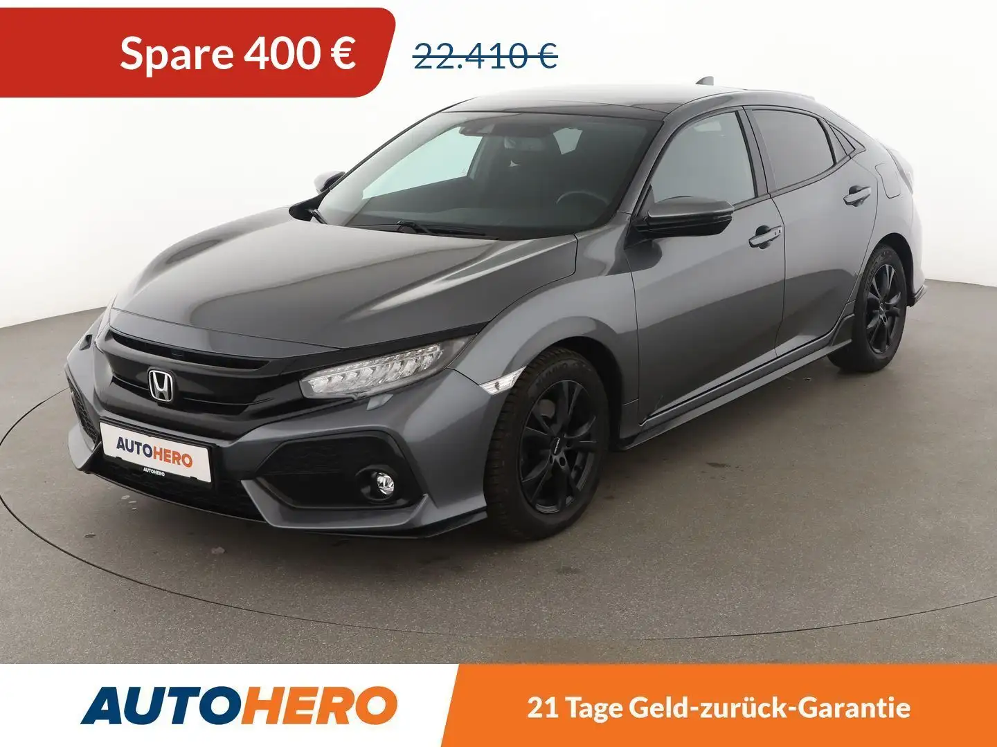 Honda Civic 1.5 VTEC Sport Plus Aut.*LED*NAVI*ACC*CAM*PDC*SHZ* Gris - 1